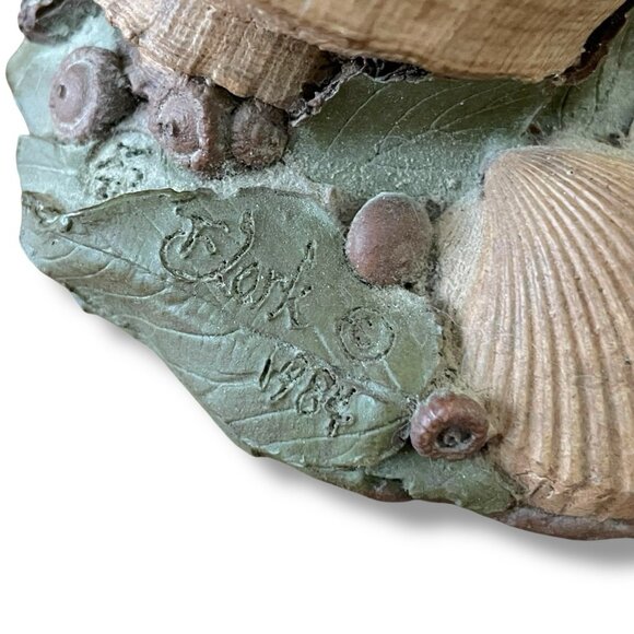 Vintage Tom Clark Gnome Johann # 42 1984 Cairn Studio Seashell Beach Musician - Picture 10 of 11